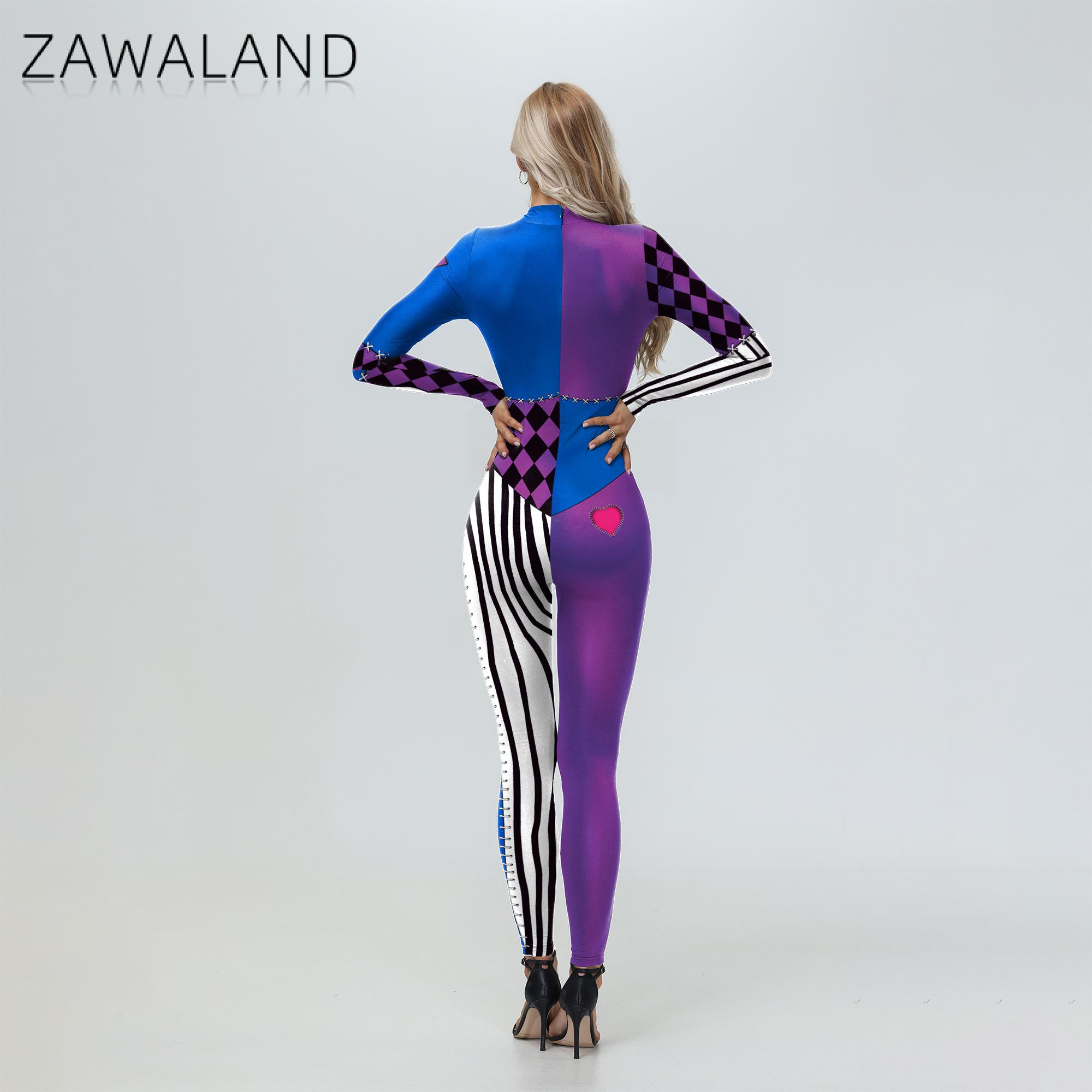 Zawaland Clown Harley 코스프레 의상  - Anime Harley Quinn Cosplay 리뷰 및 가격