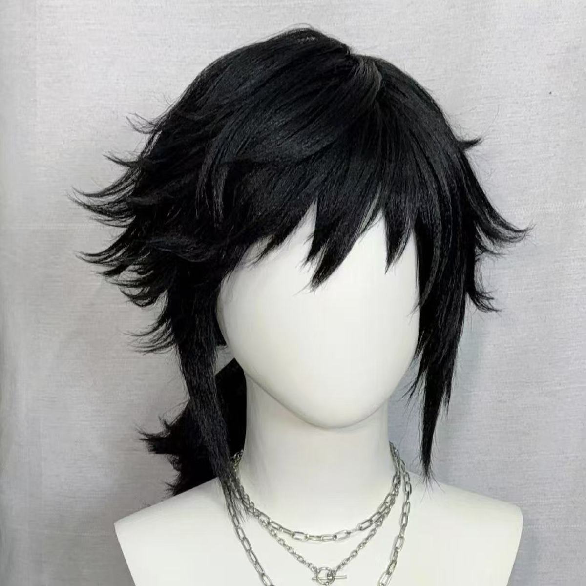 토미오카 기유 코스프레 가발 |   두꺼운 볼륨감 있는 - Anime Cosplay Recommendations 리뷰 및 가격