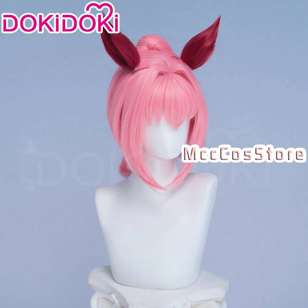 Umamusume Haru Urara 코스프레 가발 핑 - Cosplay Anime Pink Hair 리뷰 및 가격