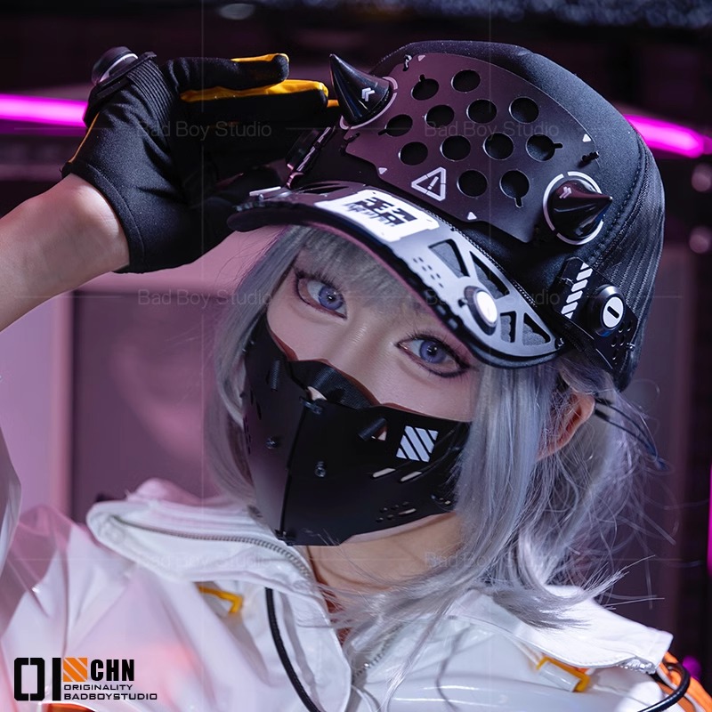 2025 게임 사이버펑크 코스프레 마스크 액세서리 여성 - Anime Cosplay With Mask 리뷰 및 가격
