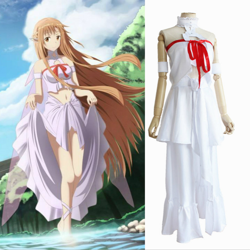 애니메이션 유키 아스나 코스프레, 핫 할로윈 의상, S - Sword Art Online Cape 리뷰 및 가격