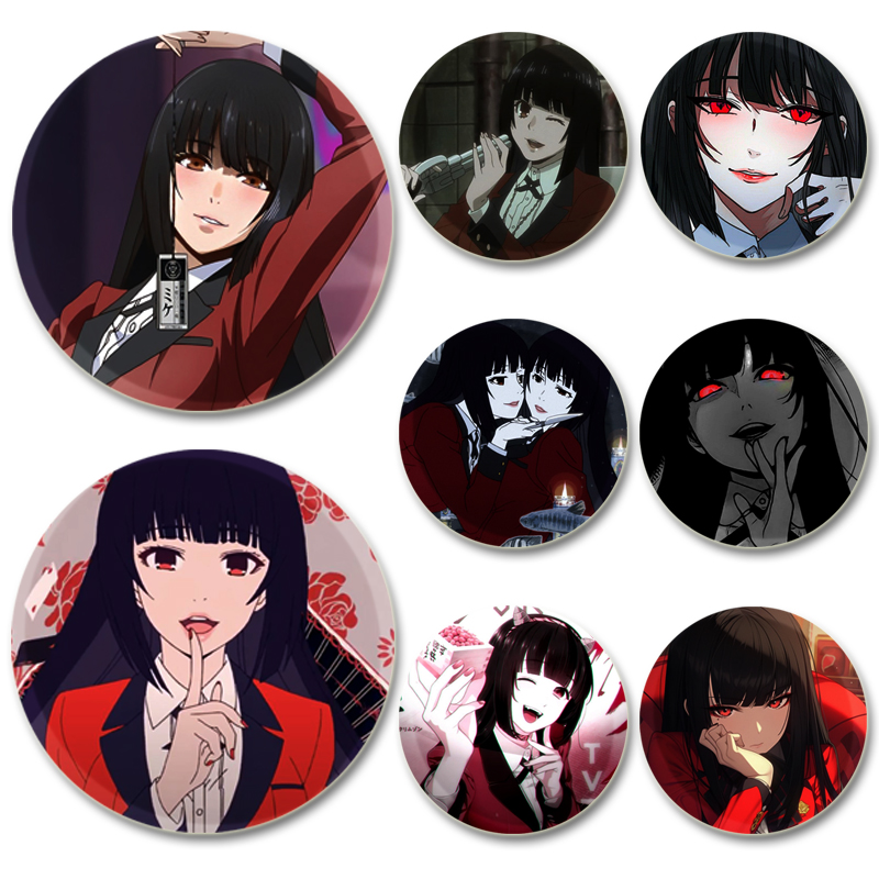 Yumeko Jabami 애니메이션 캐릭터 배지 코스프 - Anime Cosplay Yumeko 리뷰 및 가격