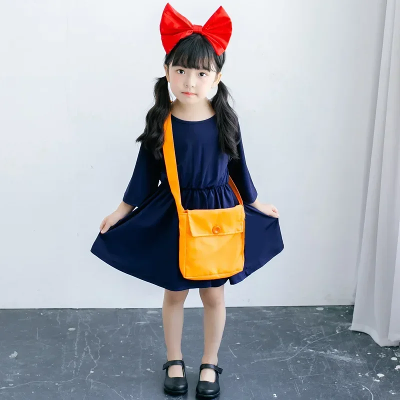 어린이 할로윈 의상 어린이 옷 작은 마녀 배달 드레스  - Anime Cosplay Little Girl 리뷰 및 가격