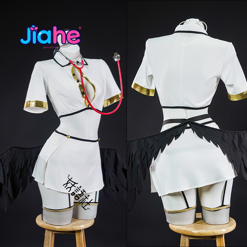 애니메이션 오버로드 알베도 코스프레 의상 새로운 여성의 - Anime Cosplay Nurse 리뷰 및 가격