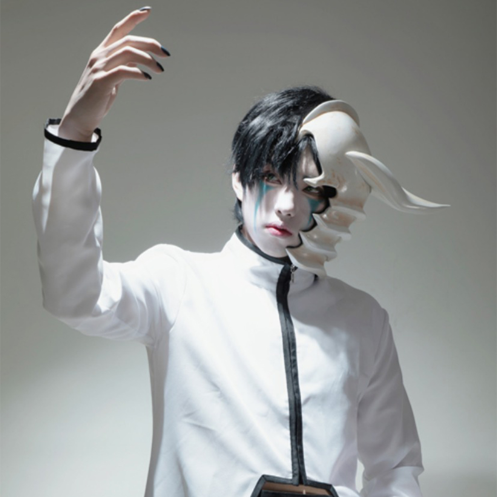 애니메이션 표백 울퀴오라 코스프레 코스튬 울퀴오라 헬멧 - Bleach Captain Coat 리뷰 및 가격